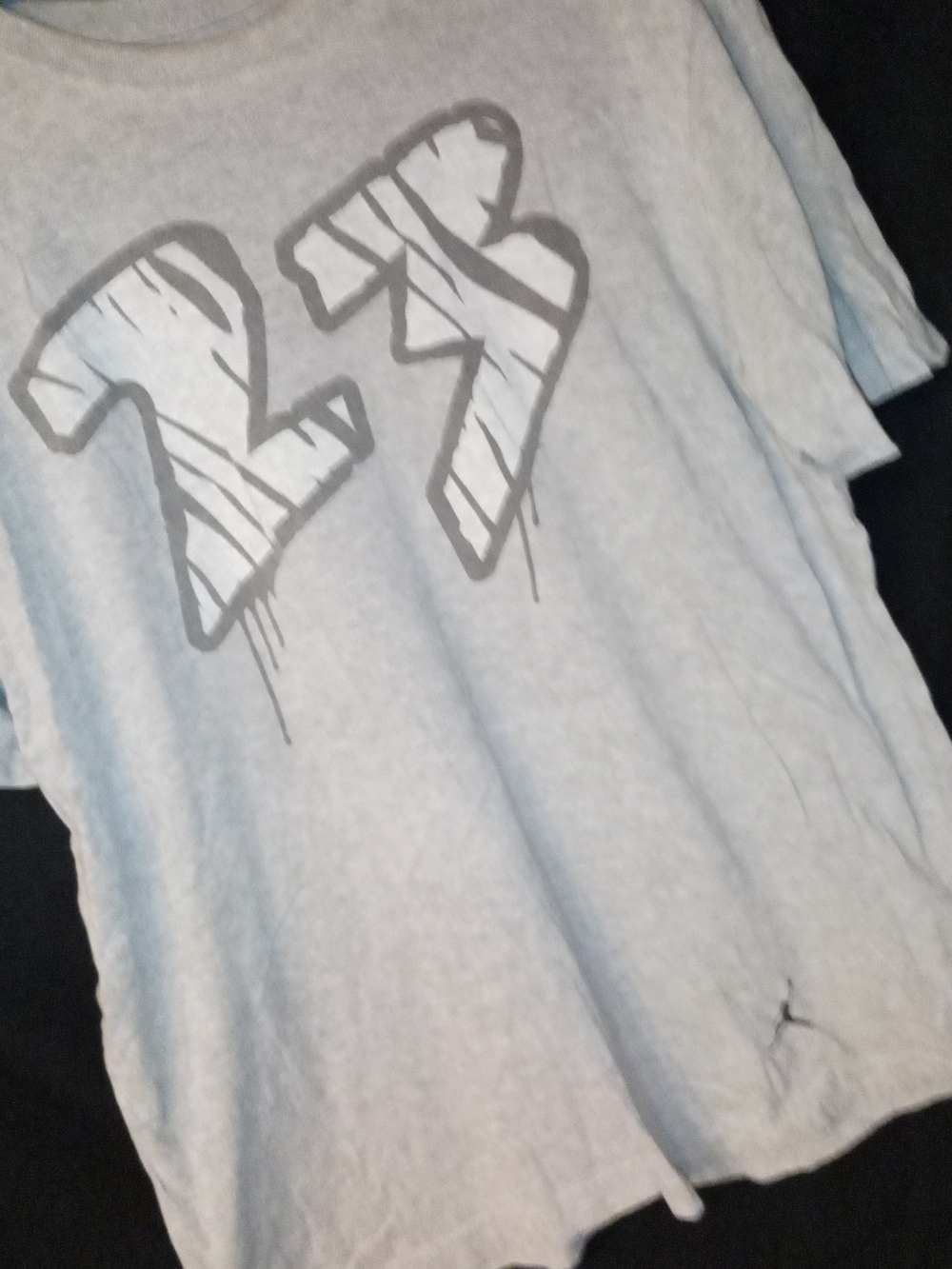 Jordan Retro 23 Drip Graffiti Zebra Tee